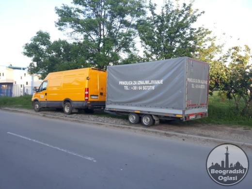 IZNAJMLJIVANJE AUTO PRIKOLICA SA CERADOM