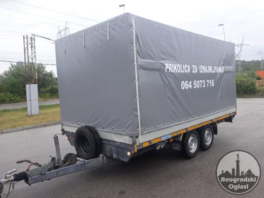 IZNAJMLJIVANJE AUTO PRIKOLICA SA CERADOM
