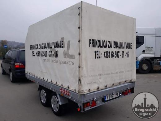 IZNAJMLJIVANJE AUTO PRIKOLICA SA CERADOM