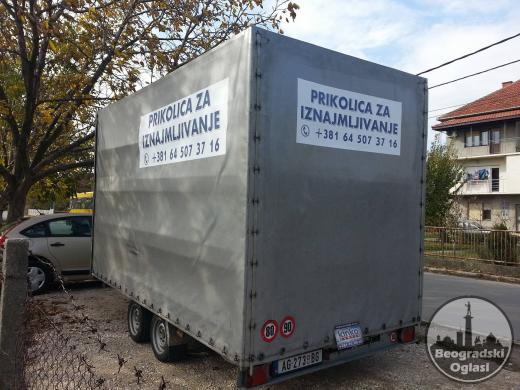IZNAJMLJIVANJE AUTO PRIKOLICA SA CERADOM