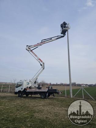 Iznajmljivanje kamiona sa korpom
