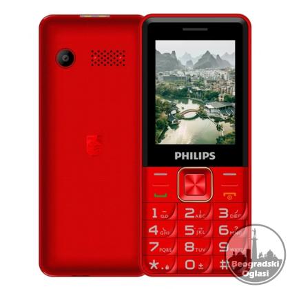Philips E2220 4G mobilni telefon nov kvalitetne izrade,koristi 4G tehnologiju od pametnih telefona tako da je razgovor sa sagovornikom je cist  jasan