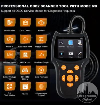 Novo - V611 OBD2 Auto Dijagnostika