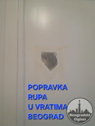 Popravka rupa u vratima