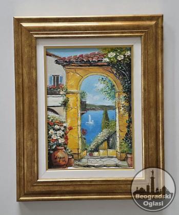 Ulje na platnu - Suncani mediteran, prelepo!