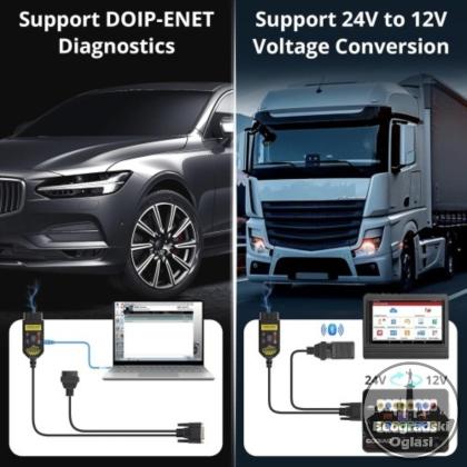 Novo - Godiag GT100 Plus GPT OBD2, GPT ENET DOIP za BMW, VW