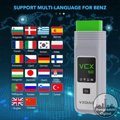 Novo - VXDIAG VCX SE VX800 OBD2 za Mercedes Benz