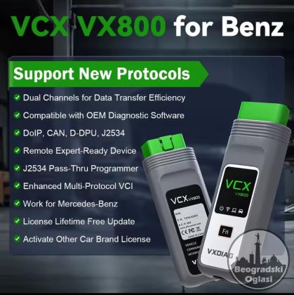 Novo - VXDIAG VCX SE VX800 OBD2 za Mercedes Benz