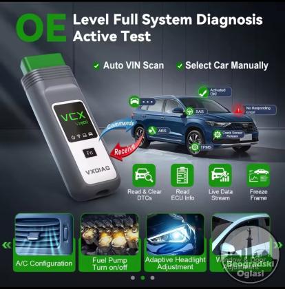 Novo - VXDIAG VCX SE VX800 OBD2 za Mercedes Benz