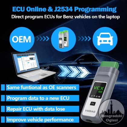 Novo - VXDIAG VCX SE VX800 OBD2 za Mercedes Benz