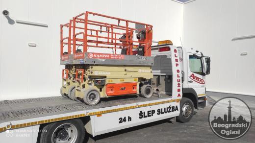 Iznajmljivanje makazastih platformi JLG 2030 ES