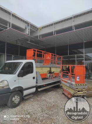 Iznajmljivanje makazastih platformi JLG 2030 ES